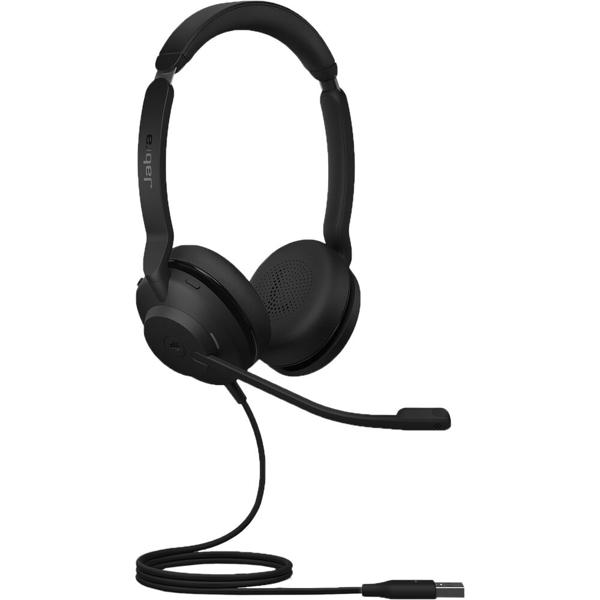 ყურსასმენი Jabra 23089-999-979 Evolve2 30 MS Stereo Headset, Wired, USB-A, Black