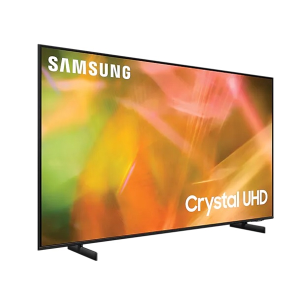 ტელევიზორი Samsung UE50AU8072UXXH, 50", 4K UHD, Smart TV, HDMI, ARC, RJ-45, USB, CI, RF, BT, WIFI, Black