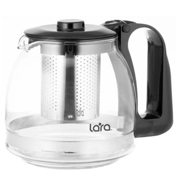 ჩაის დასაყენებელი Lara LR06-07 0.7L, Tea Set Tranparent