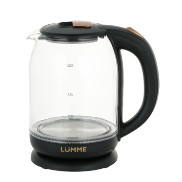 ელექტრო ჩაიდანი Lumme LU-142 BP 1800W, 2L, Electric Kettle Transparent