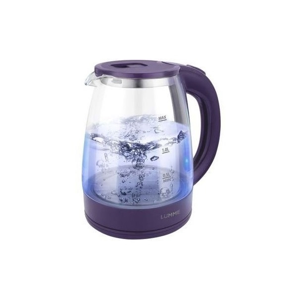 ელექტრო ჩაიდანი Lumme LU-160 GM 1800W, 2L, Electric Kettle Transparent