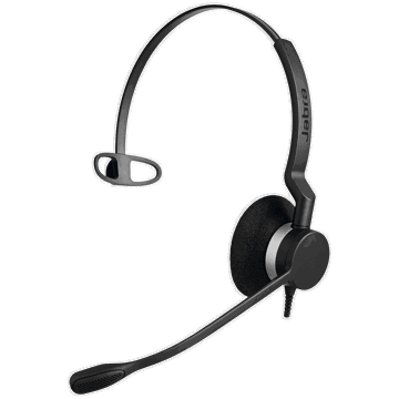 ყურსასმენი Jabra 2393-823-109 BIZ 2300 MS Mono Headset, Wired, USB, Black