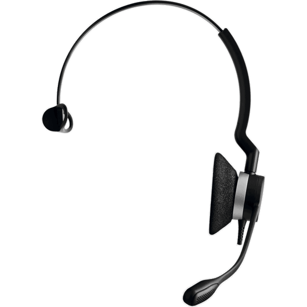 ყურსასმენი Jabra 2393-823-109 BIZ 2300 MS Mono Headset, Wired, USB, Black