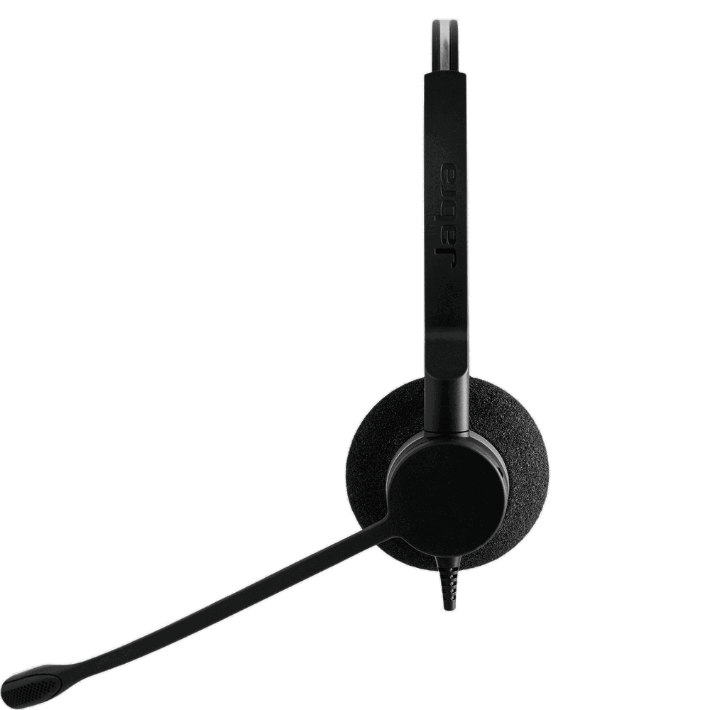ყურსასმენი Jabra 2389-820-109 BIZ 2300 QD Wideband Duo Headset, Wired, Black