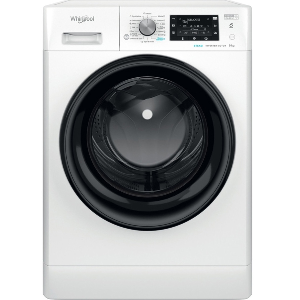 სარეცხი მანქანა Whirlpool FFD 9458 BV EE, 9Kg, B, 1400Rpm, 78Db, Washing Machine, White