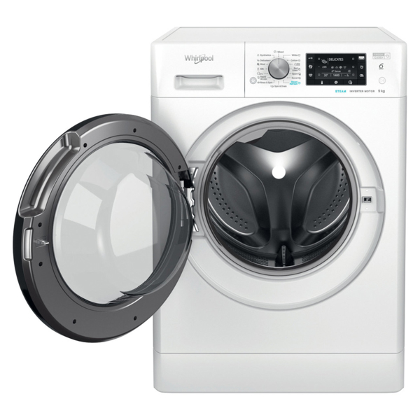 სარეცხი მანქანა Whirlpool FFD 9458 BV EE, 9Kg, B, 1400Rpm, 78Db, Washing Machine, White