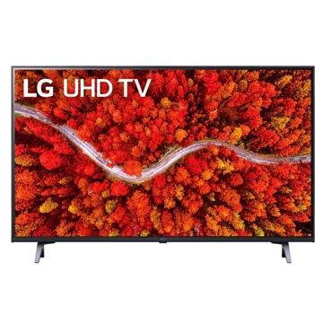 ტელევიზორი LG 43UP80003LR, 43", 4K UHD, Smart TV, HDMI, USB, CI, RF, BT, WIFI, Black