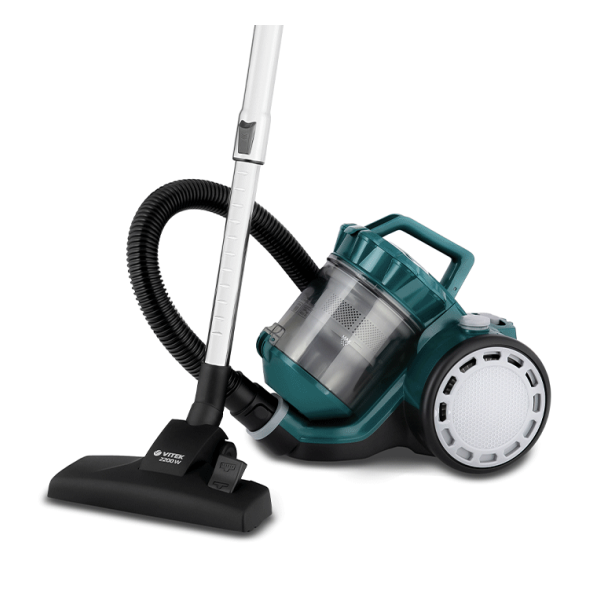 მტვერსასრუტი Vitek VT 8137, 2500W, 2.5L, Vacuum Cleaner, Black/Green