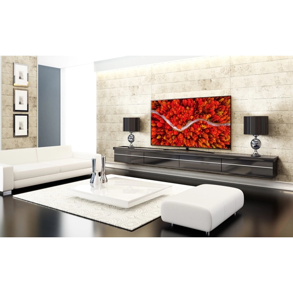 ტელევიზორი LG 55UP80003LR, 55", 4K UHD, Smart TV, HDMI, USB, CI, RF, BT, WIFI, Black