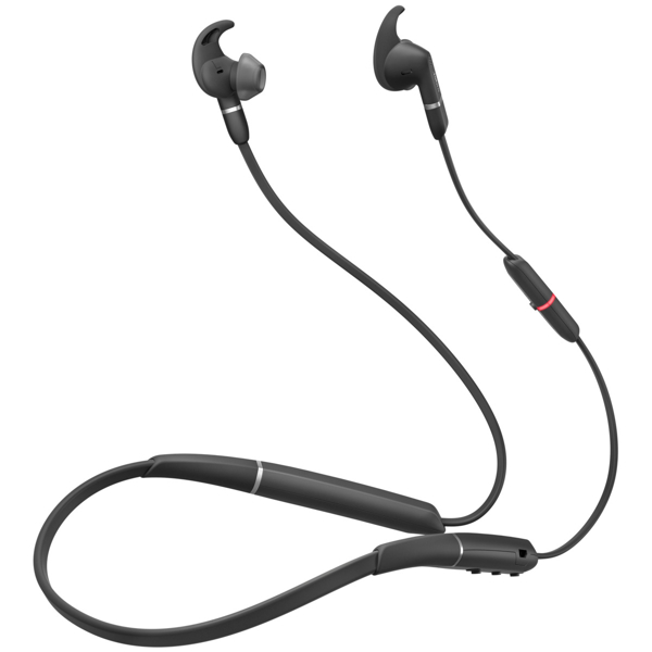 ყურსასმენი Jabra 6599-623-109 Evolve 65e Link 370 MS Headset, Wireless, BT5.0, USB-A, Black