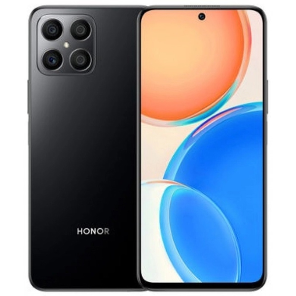 მობილური ტელეფონი Honor X8, 6GB, 128GB, Dual Sim, Midnight Black