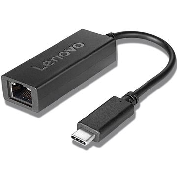 LAN ადაპტერი Lenovo 4X90S91831 USB-C to Ethernet Adapter, Black