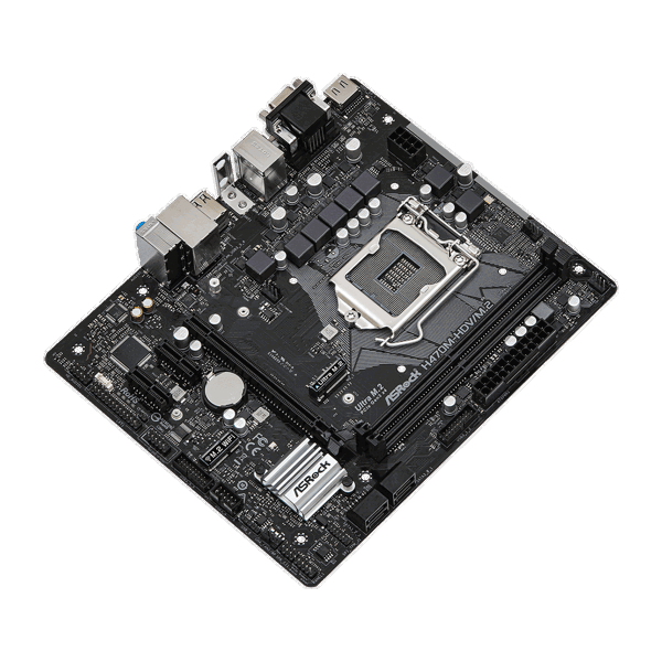 დედა დაფა ASRock H470M-HDV/M.2, LGA1200, DDR4, DIMM, 64GB