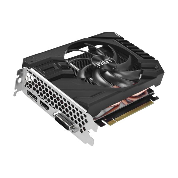 ვიდეო დაფა Palit NE6166S018J9-161F, GTX1660SUPER STORMX, 6GB, 192bit, HDMI, DP, DVI, Black