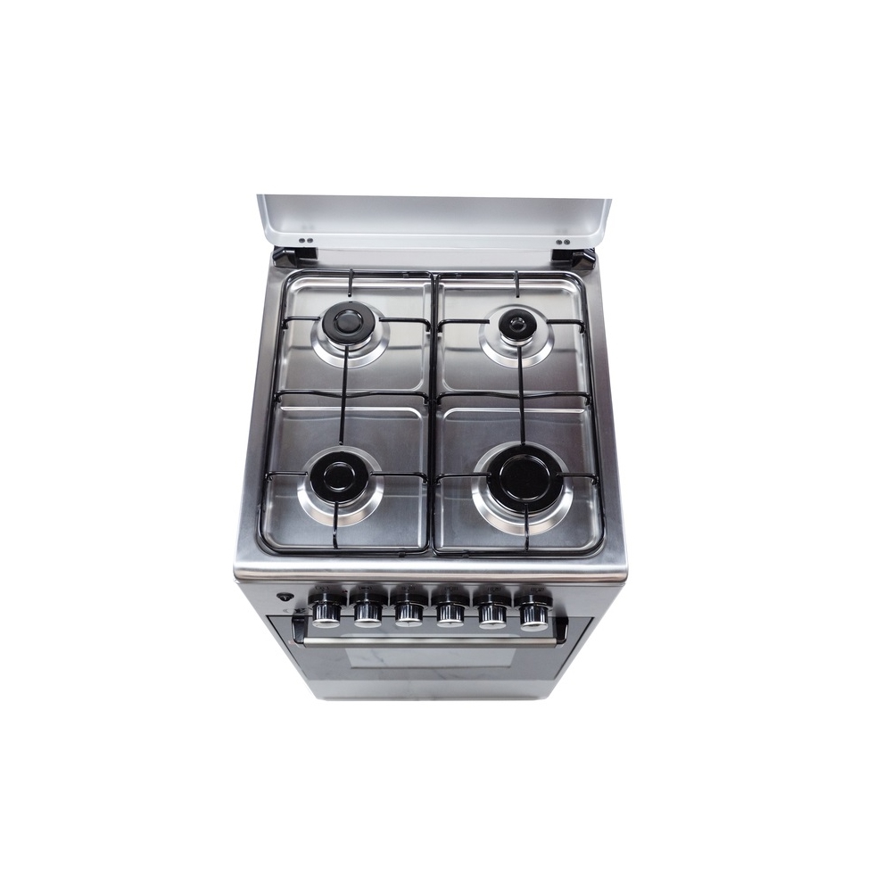 Gas Cooker, Oz OE 5040 IX, 4 Gas, Silver