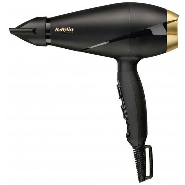 თმის საშრობი Babyliss 6704E, 2000W, Hair Dryer, Black/Gold