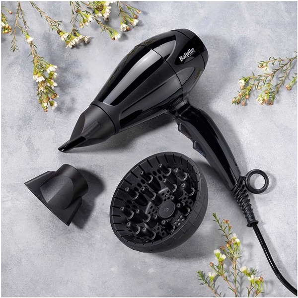 თმის საშრობი Babyliss 6715DE, 2400W, Hair Dryer, Black