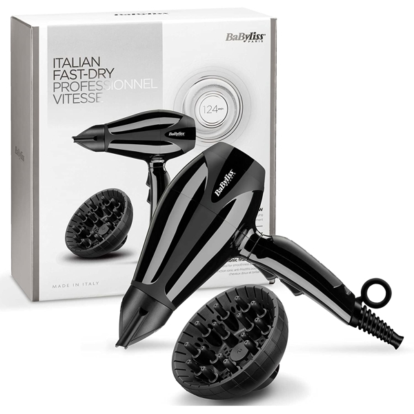 თმის საშრობი Babyliss 6715DE, 2400W, Hair Dryer, Black