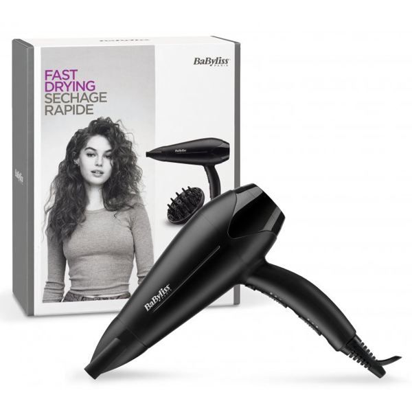 თმის საშრობი Babyliss D563DE, 2100W, Hair Dryer, Black