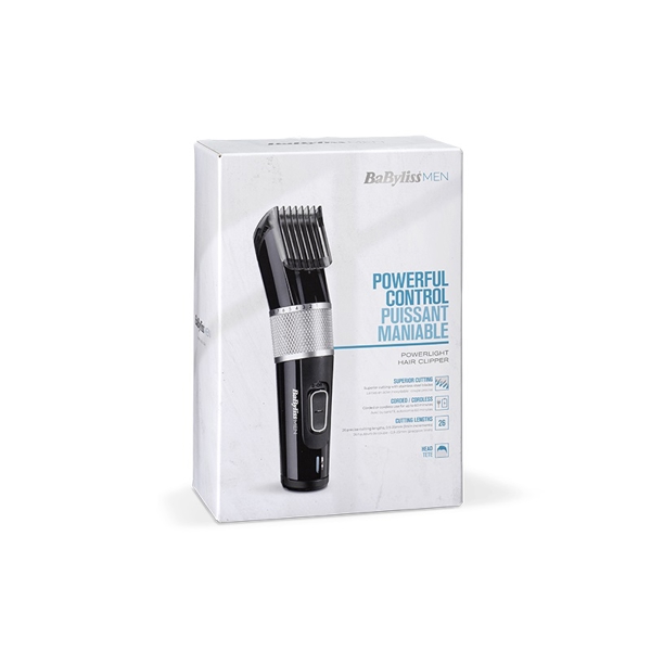 თმის საკრეჭი Babyliss E973E Hair Trimmer Black/Silver