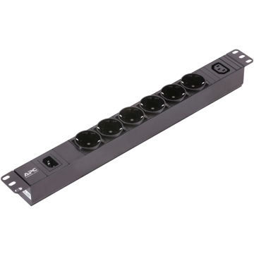 დენის გამანაწილებელი APC EPDU1010B-SCH Easy PDU, Basic, 1U, 10A, 230V, 6xSchuko,1xC13, Black