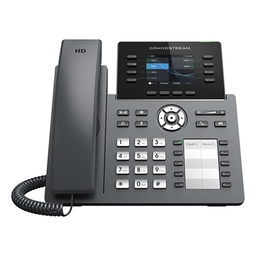 IP ტელეფონი Grandstream GRP2634 IP Phone PoE 4 SIP, 8 Line Keys, WiFi, Grey