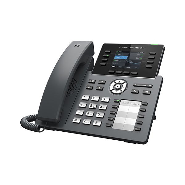 IP ტელეფონი Grandstream GRP2634 IP Phone PoE 4 SIP, 8 Line Keys, WiFi, Grey