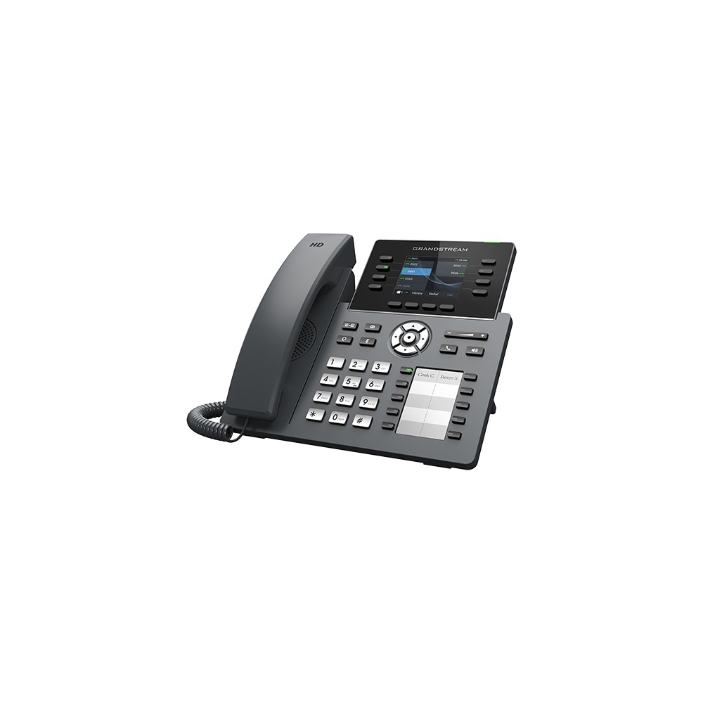 IP ტელეფონი Grandstream GRP2634 IP Phone PoE 4 SIP, 8 Line Keys, WiFi, Grey