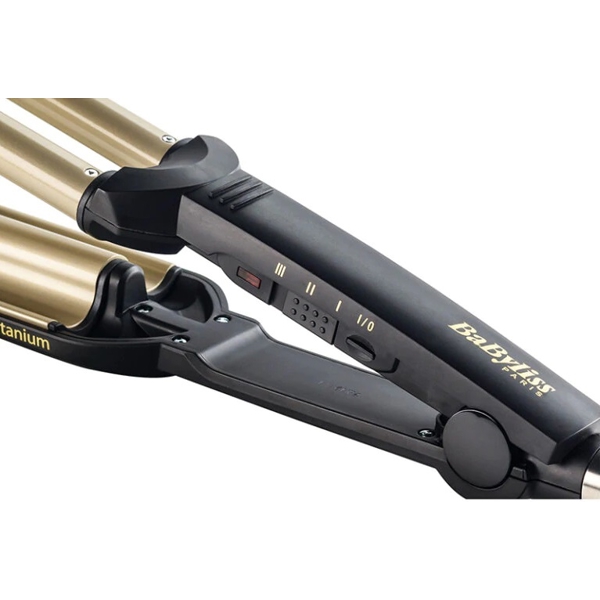 თმის სახვევი Babyliss C260E, Hair Curling Iron, Black/Gold