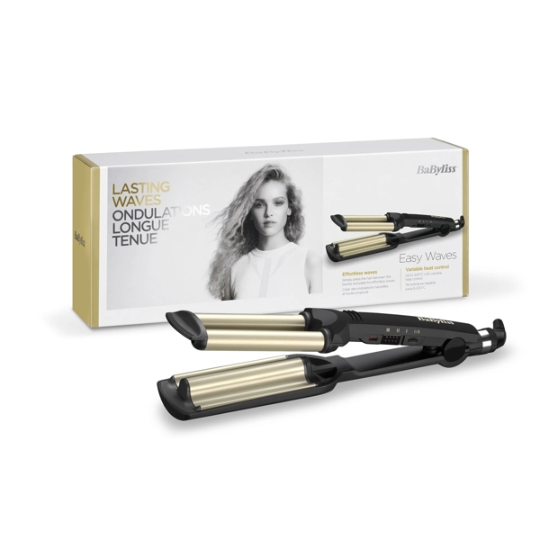 თმის სახვევი Babyliss C260E, Hair Curling Iron, Black/Gold