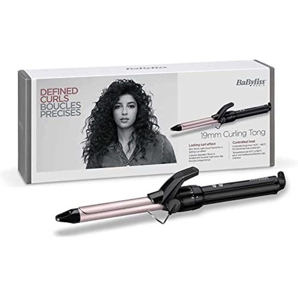 თმის სახვევი Babyliss C319E, Hair Curling Iron, Black/Pink