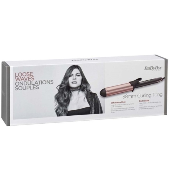 თმის სახვევი Babyliss C453E, Hair Curling Iron, Black/Pink