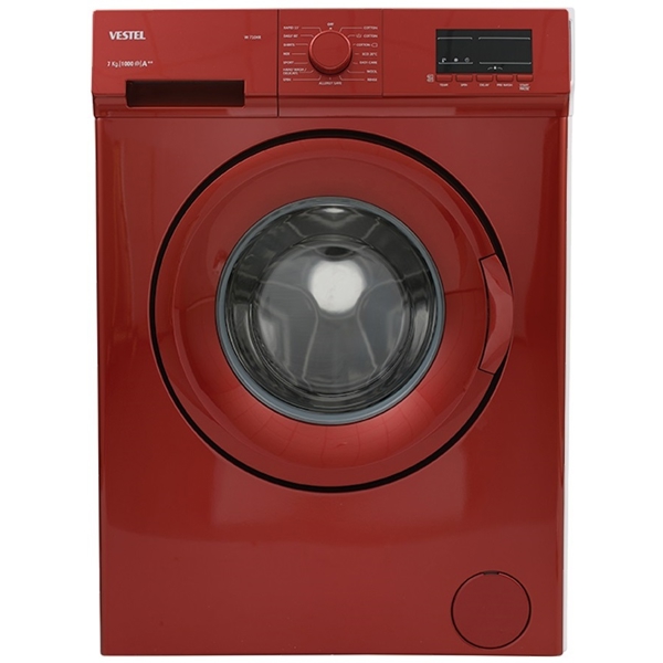 სარეცხი მანქანა Vestel W 7104R, 7Kg, A++, 1000Rpm, Washing Machine, Red