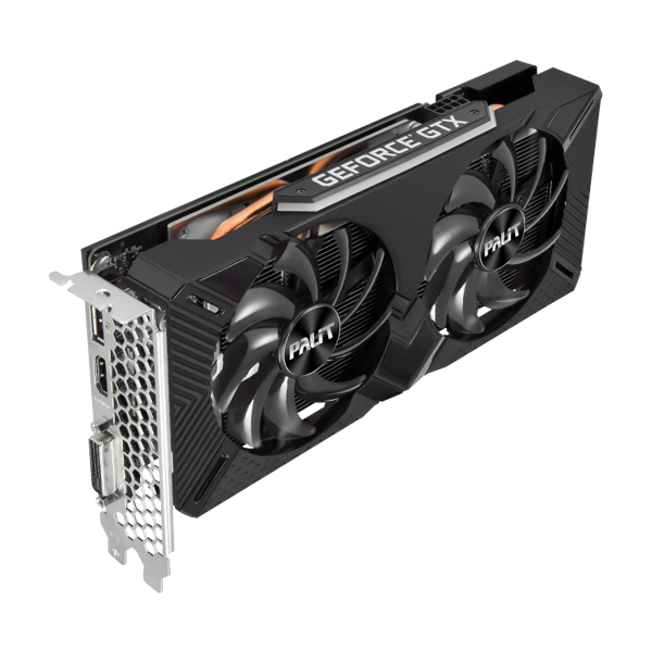 ვიდეო დაფა Palit NE6166S018J9-1160A-1, GTX1660SUPER GP, 6GB, 192bit, HDMI, DP, DVI, Black