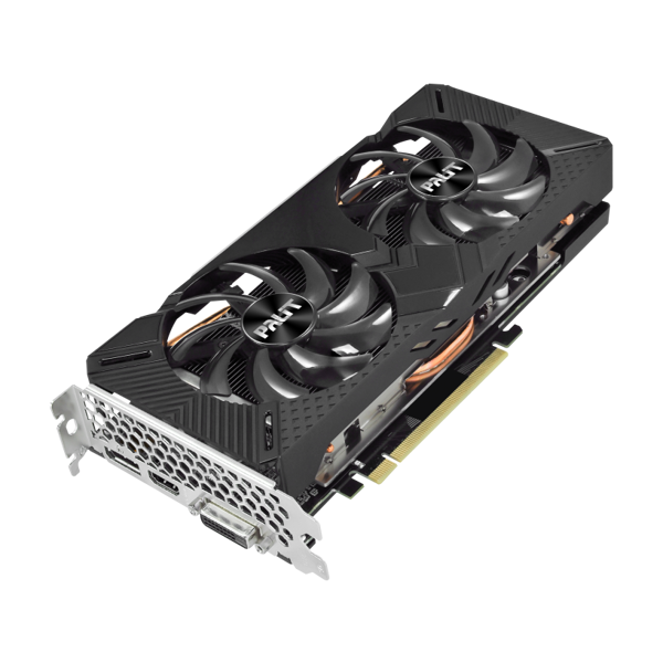 ვიდეო დაფა Palit NE6166SS18J9-1160A-1, GTX1660SUPER GP OC, 6GB, 192bit, HDMI, DP, DVI, Black