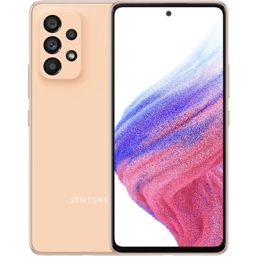 მობილური ტელეფონი Samsung A536E Galaxy A53, 6GB, 128GB Dual Sim, Peach