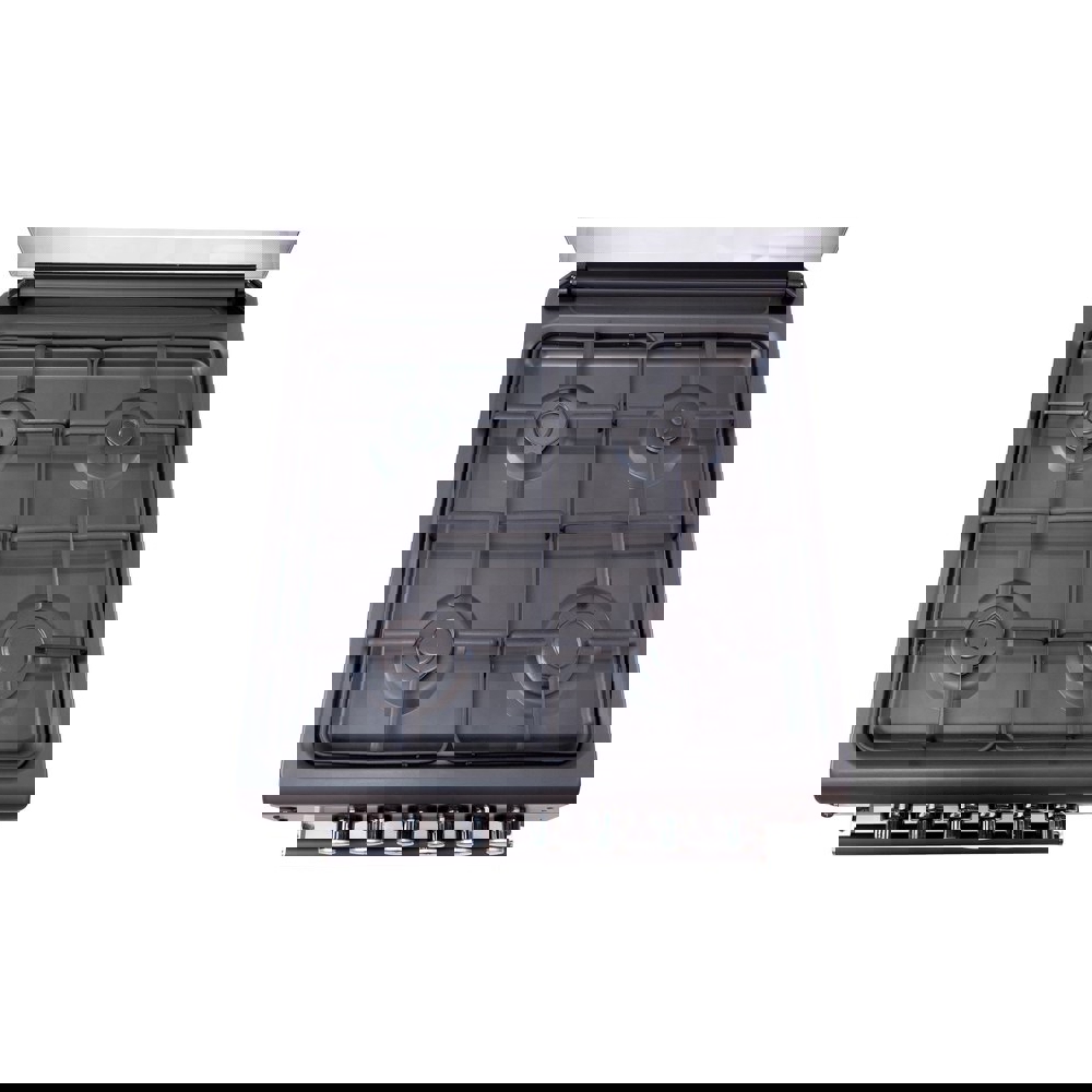 გაზქურა Oz OQ60X60B4E 4 Gas, Gas Cooker, Black/Grey