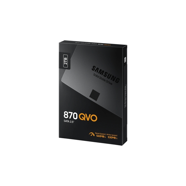 მყარი დისკი Samsung MZ-77Q2T0BW 870 QVO, 2TB SSD, 2.5", Internal Hard Drive