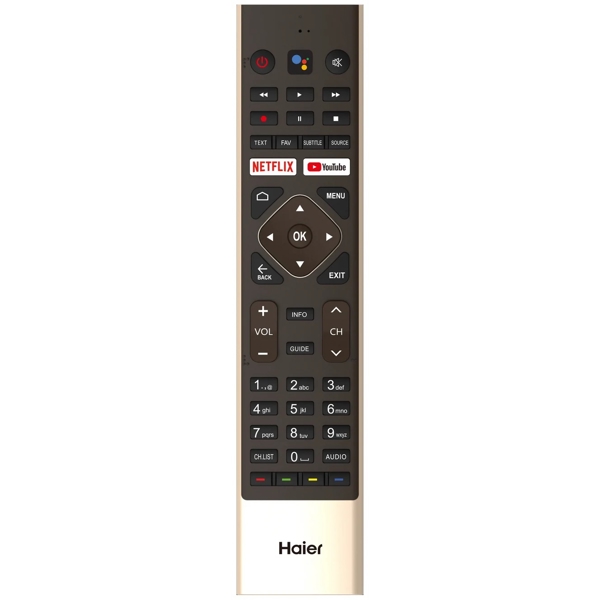 ტელევიზორი Haier LE32K6600SG, 32", HD, Smart TV, Android TV, 2xUSB, 3xHDMI, CI+, RJ-45, Black 