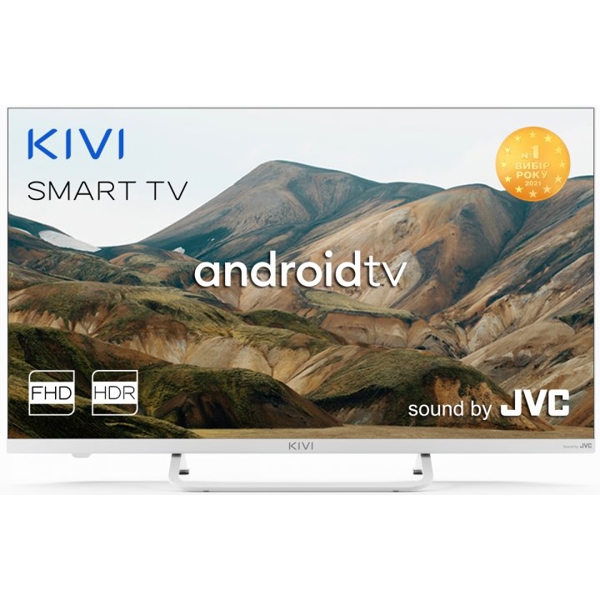 Kivi 32F790LW, 32", FHD, Smart TV, Android TV, HDMI, USB, BT, WIFI, White