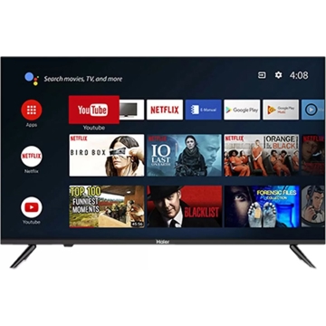 ტელევიზორი Haier LE43K6600UG 43" 4K UHD, Smart TV, Android TV, 4xHDMI, 2xUSB, Black