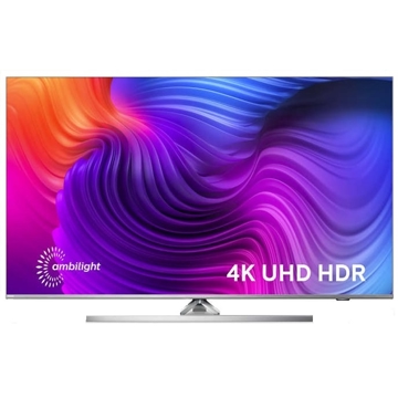 ტელევიზორი Philips 50PUS8506/60, 50", 4K UHD, Smart TV, Android TV, HDMI, USB, RJ-45, CI, BT, WIFI, Light Silver