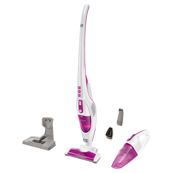 მტვერსასრუტი Sencor SVC 7612VT 70W, 0.5L, 2-in-1 Vacuum Cleaner, White/Pink