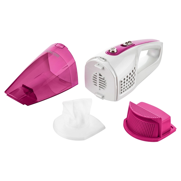 მტვერსასრუტი Sencor SVC 7612VT 70W, 0.5L, 2-in-1 Vacuum Cleaner, White/Pink