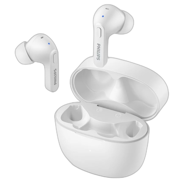 ყურსასმენი Philips TAT2206WT/00 Headphones, Wireless, Bluetooth, IPX4, White