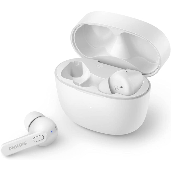 ყურსასმენი Philips TAT2206WT/00 Headphones, Wireless, Bluetooth, IPX4, White