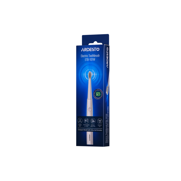 ელექტრო კბილის ჯაგრისი Ardesto ETB-101W, Electric Tooth Brush, White