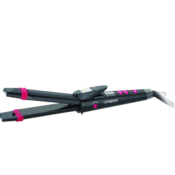 თმის უთო Diamond DM-9015, Hair Straightener, Black