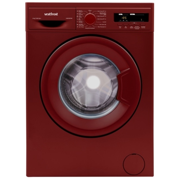 სარეცხი მანქანა Vestfrost VW810FF4R, 8Kg, A+++, 1000Rpm, Washing Machine, Red