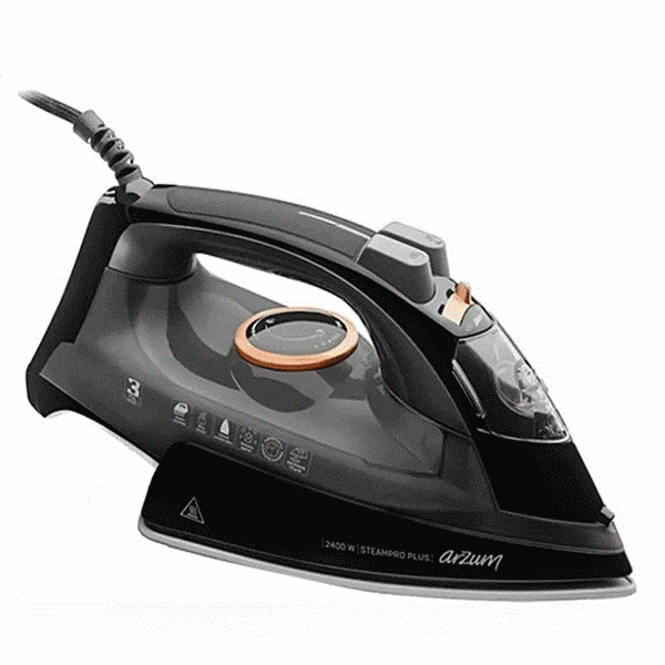 ორთქლის უთო Arzum AR6000, 2400W, 420Ml, Steam Iron, Black